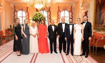 President Trump and First Lady Melania Trump at Winfield House