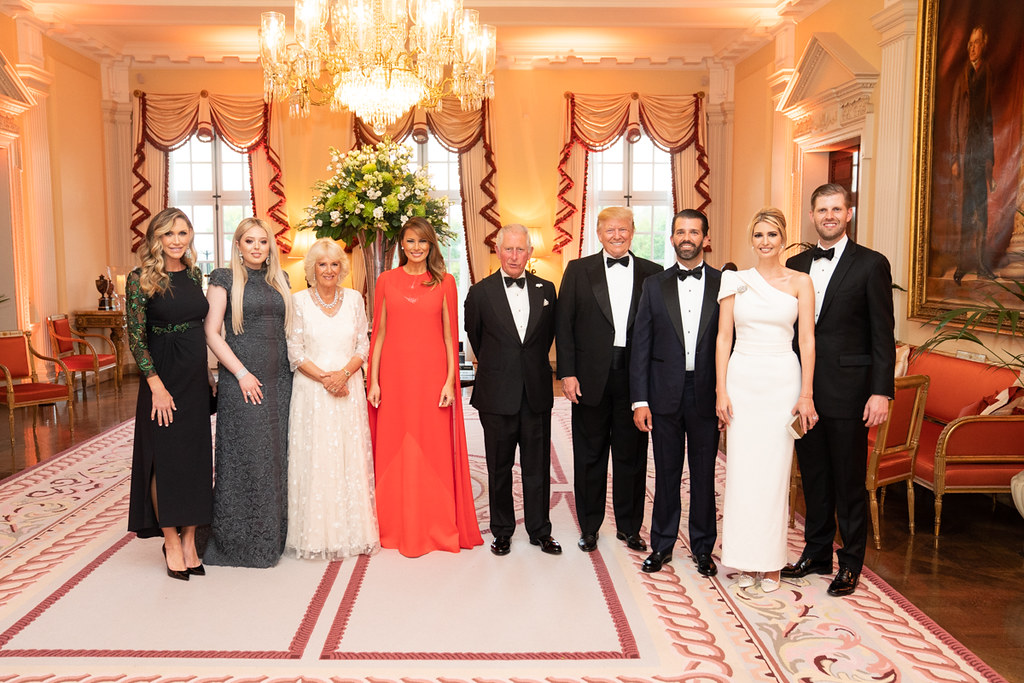 President Trump and First Lady Melania Trump at Winfield House