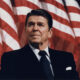 Public Domain: Ronald Reagan at Durenberger Rally by Michael Evans, 1982 (NARA/Reagan Library)